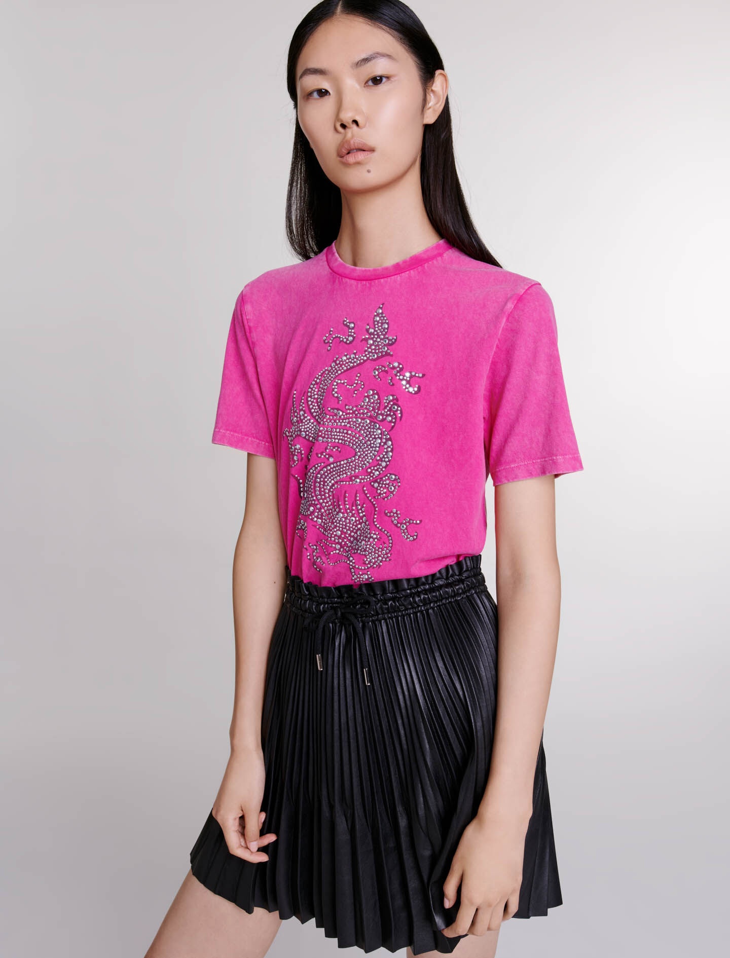 Rhinestone T-shirt - 7