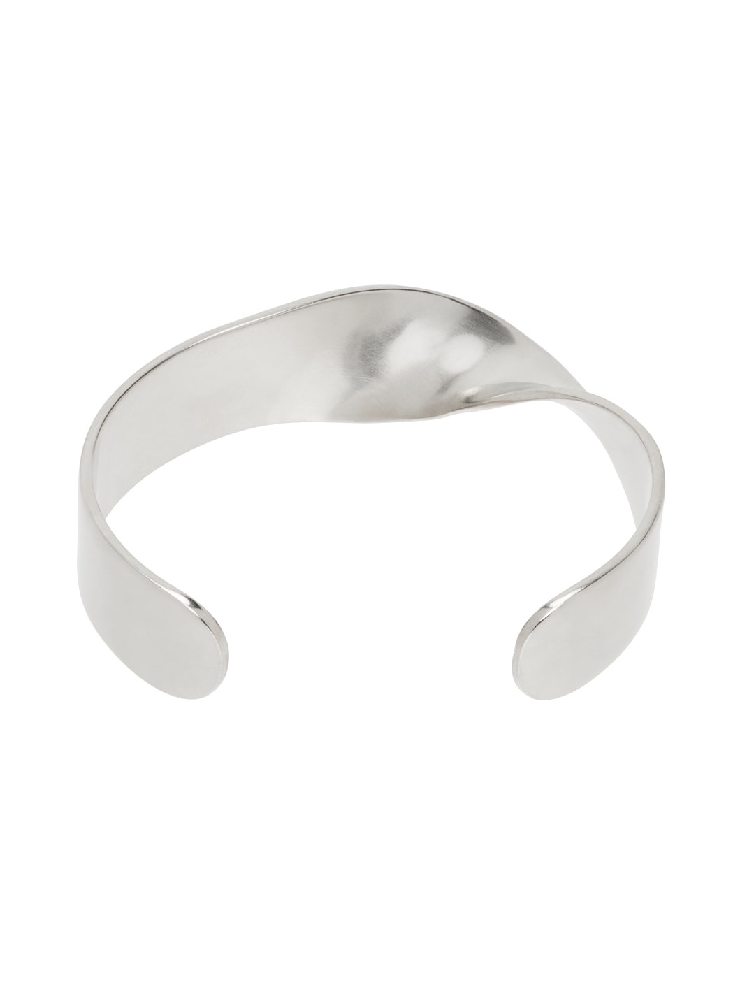 Silver Twisted Cuff Bracelet - 2