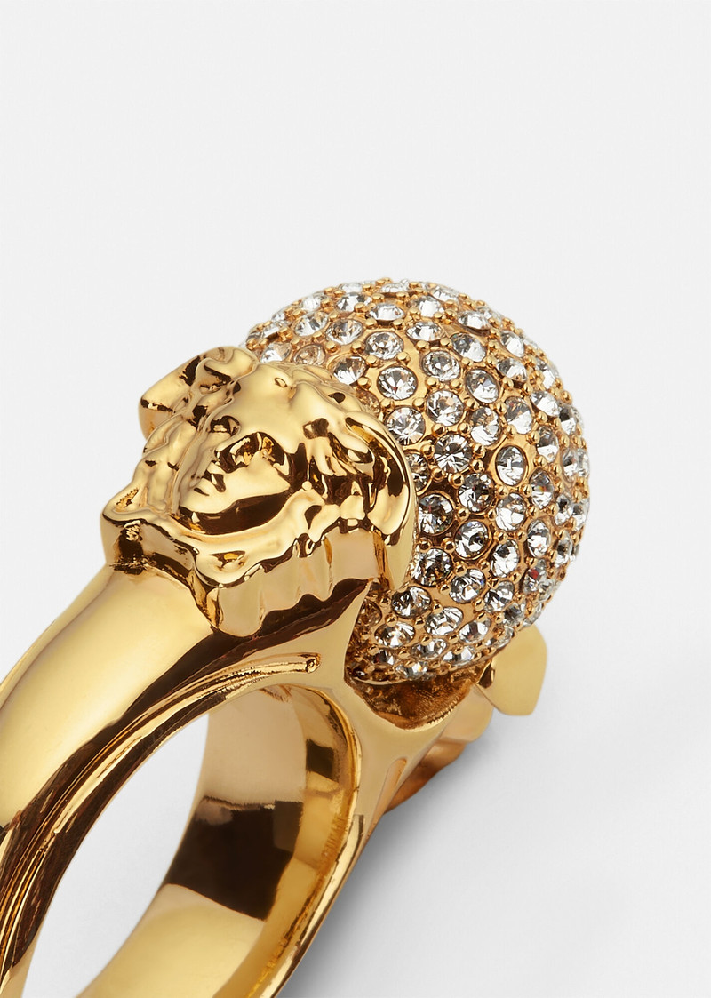 VERSACE Medusa Crystal Ball Ring outlook
