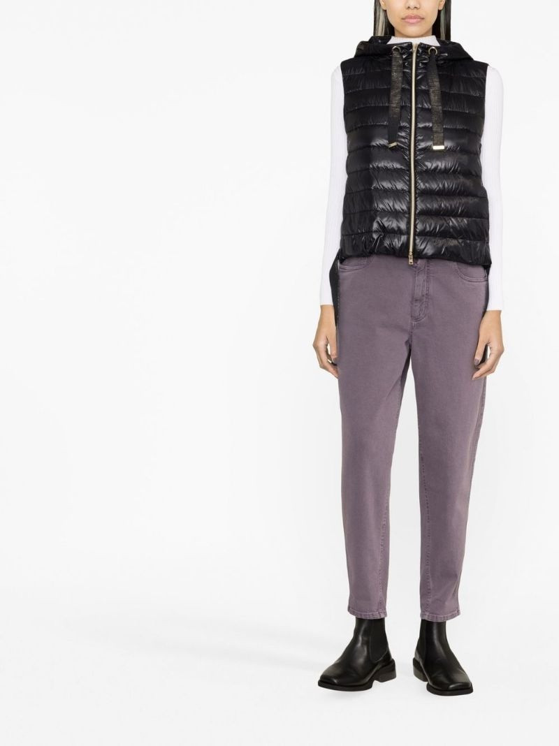 Herno hooded padded gilet outlook