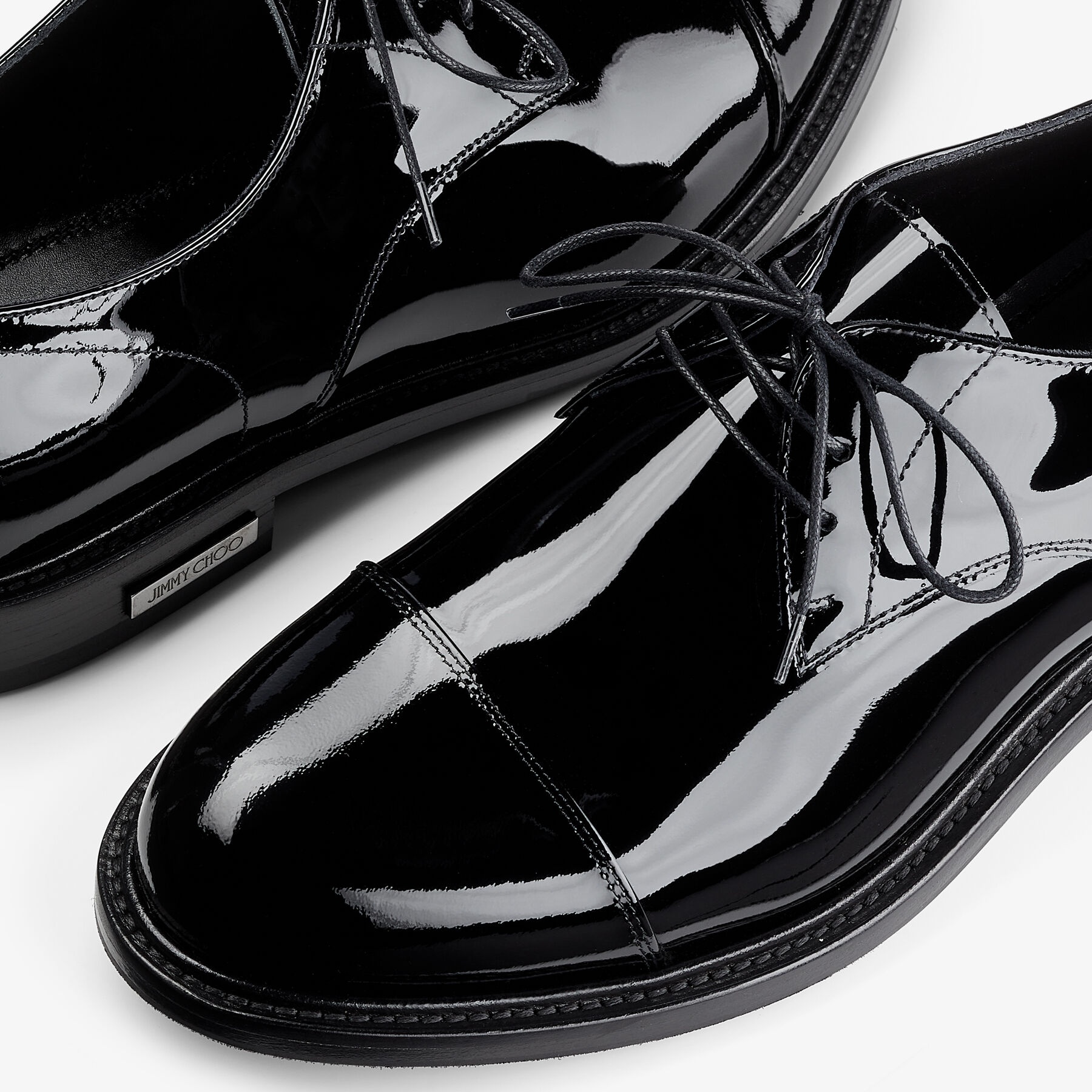 Ray Derby Shoe
Black Patent Leather Shoes - 3