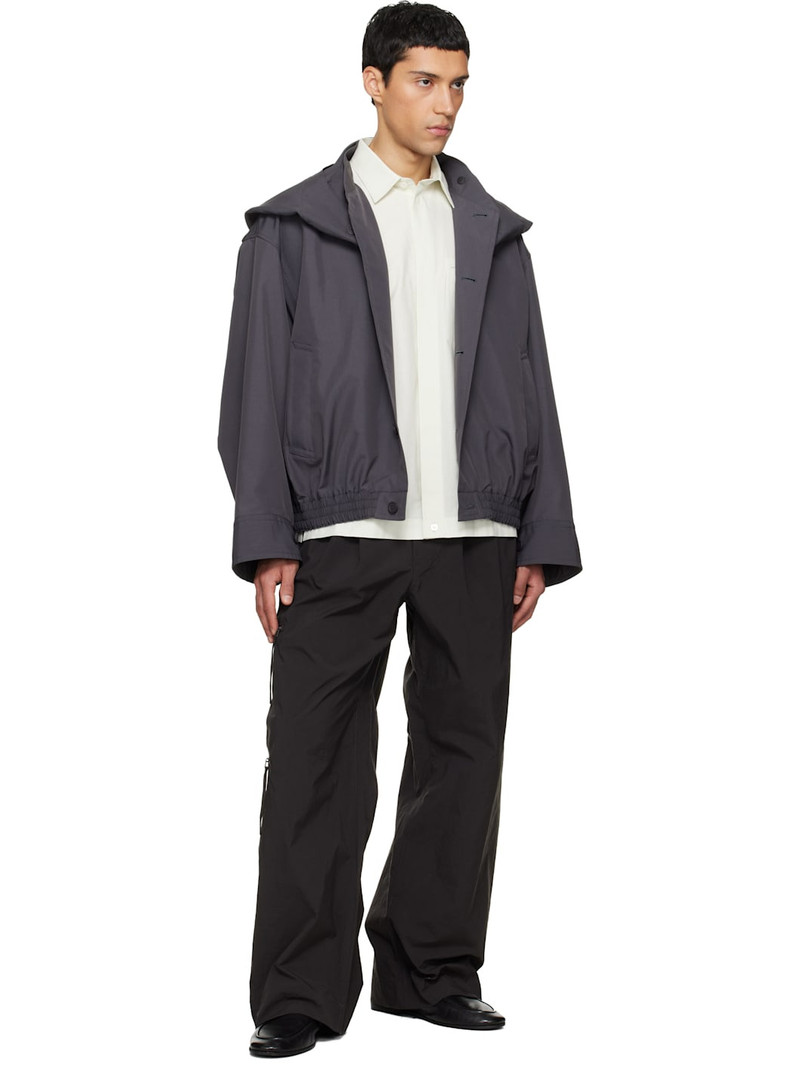 ISSEY MIYAKE Gray Carrier Jacket outlook