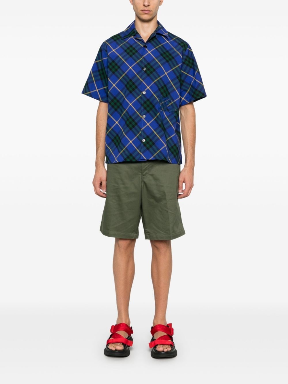 check cotton shirt - 2