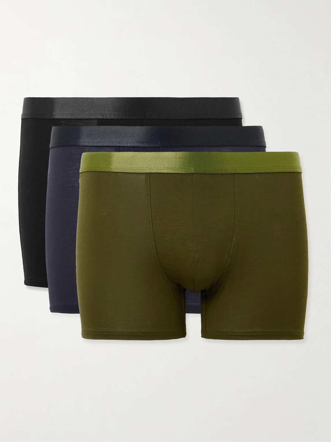 Three-Pack Stretch-TENCEL™ Lyocell Boxer Briefs - 1