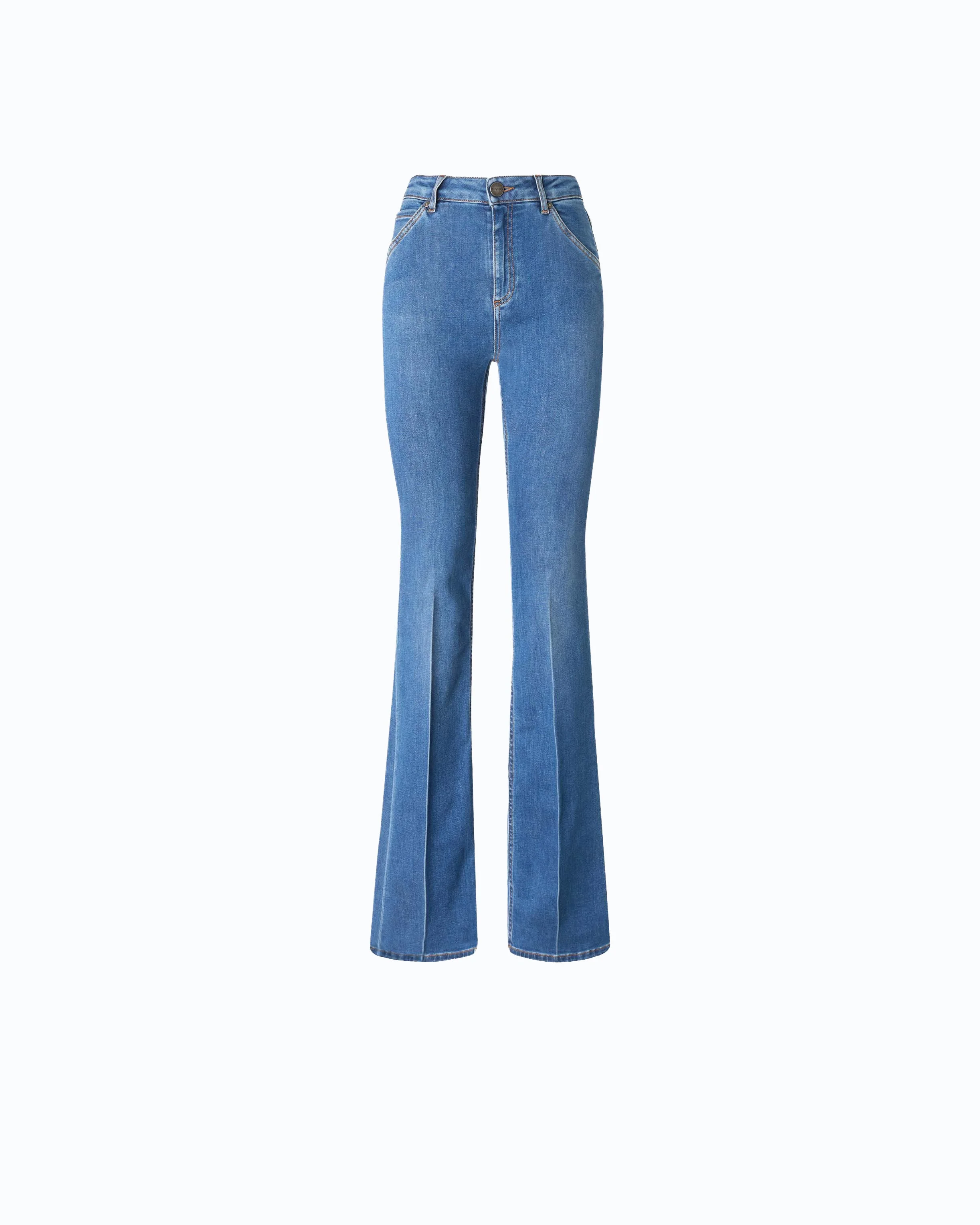 FLARE-FIT FIVE-POCKET JEANS - 1