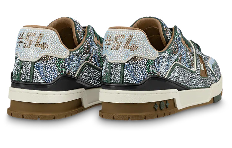 LOUIS VUITTON Trainers 'Grey Crystals' 1AARH6 - 3
