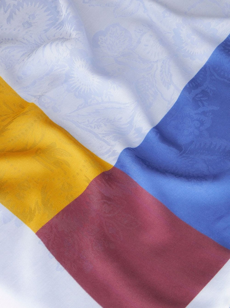 Etro Pegaso geometric-jacquard scarf outlook