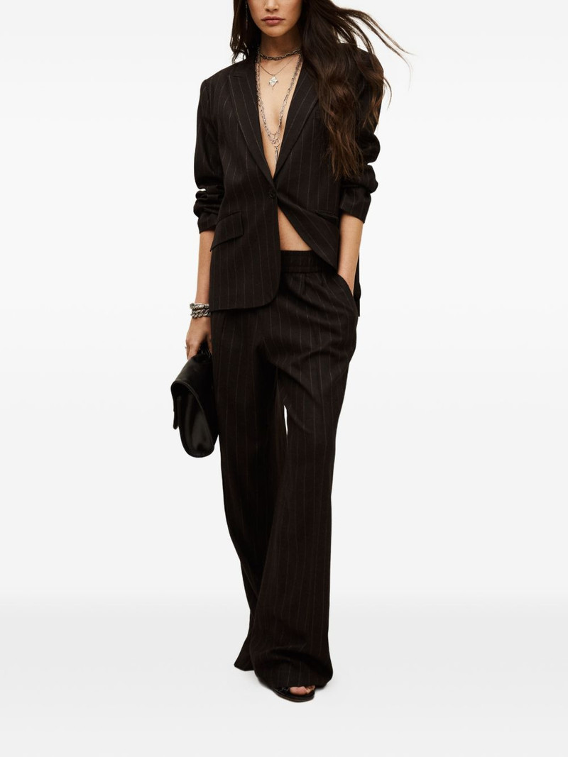 ba&sh Hocee pinstripe single-breasted blazer outlook