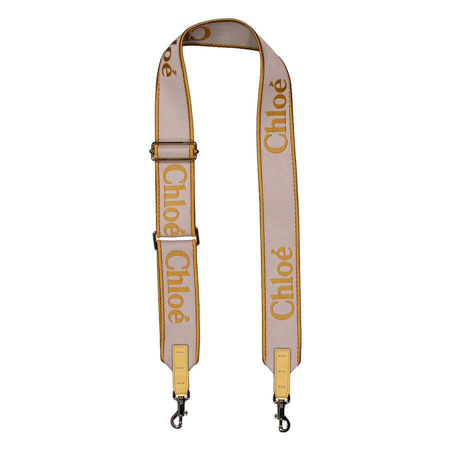Chloe Logo Canvas Adjustable Bag Strap - 3
