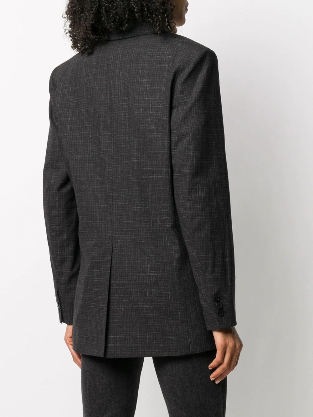 longline double-breasted blazer - 4