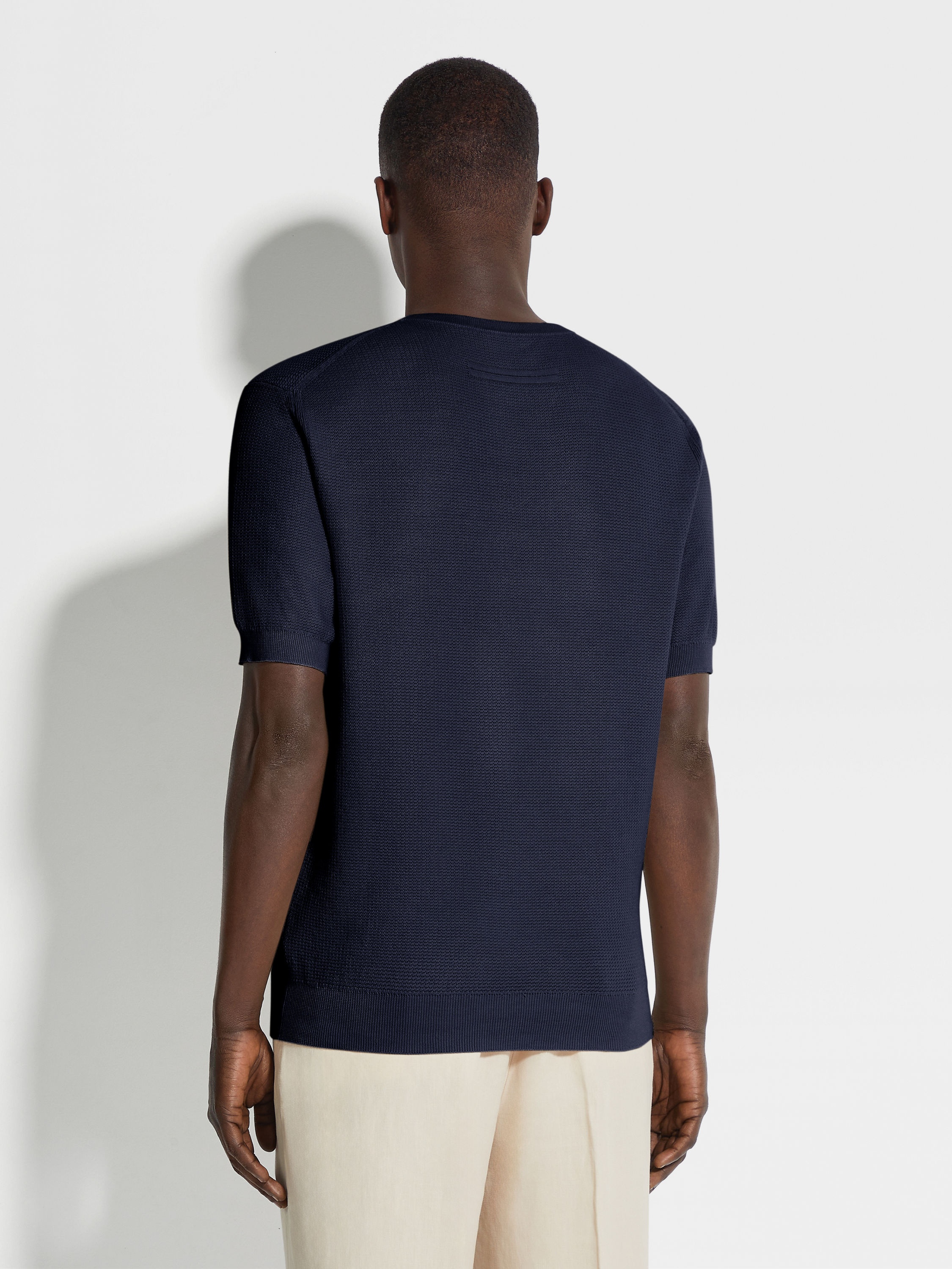INK BLUE PREMIUM COTTON CREWNECK - 5