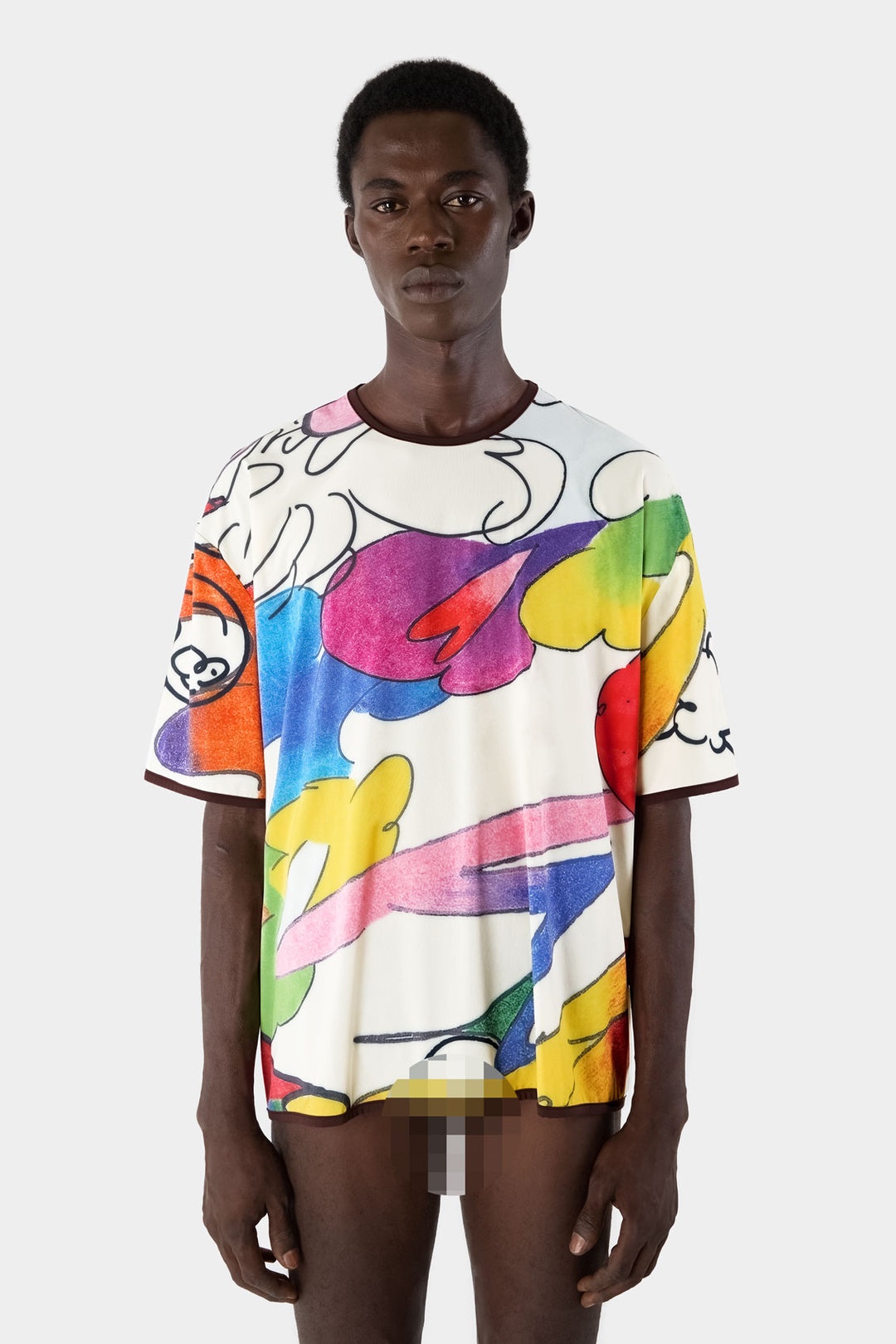 WHATEVER PRINT SUPERSTRETCH OVER T-SHIRT - 6