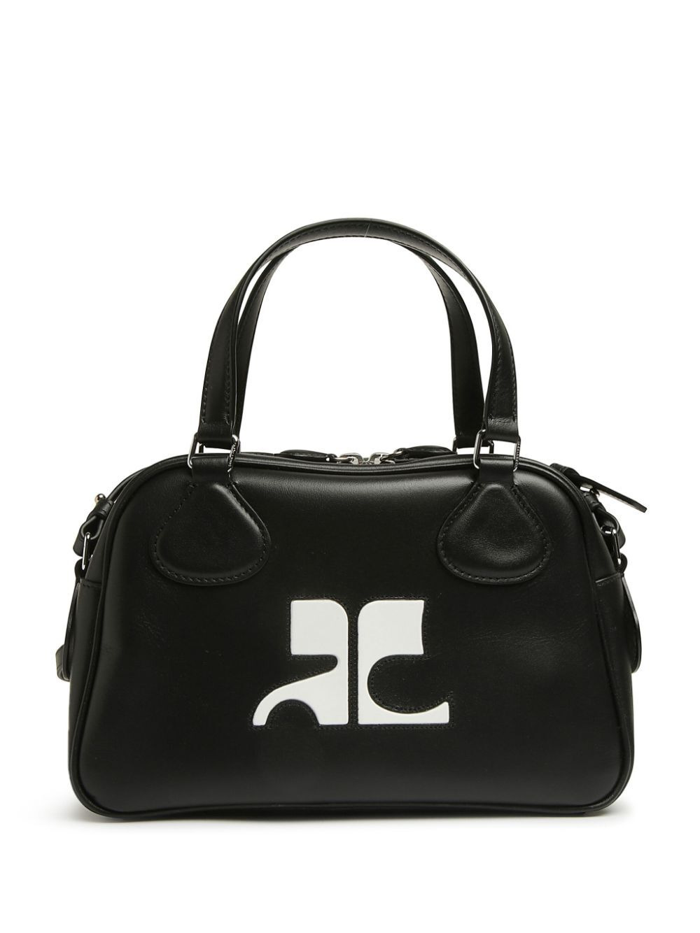 Courreges Women Reedition Leather Bowling Bag - 1