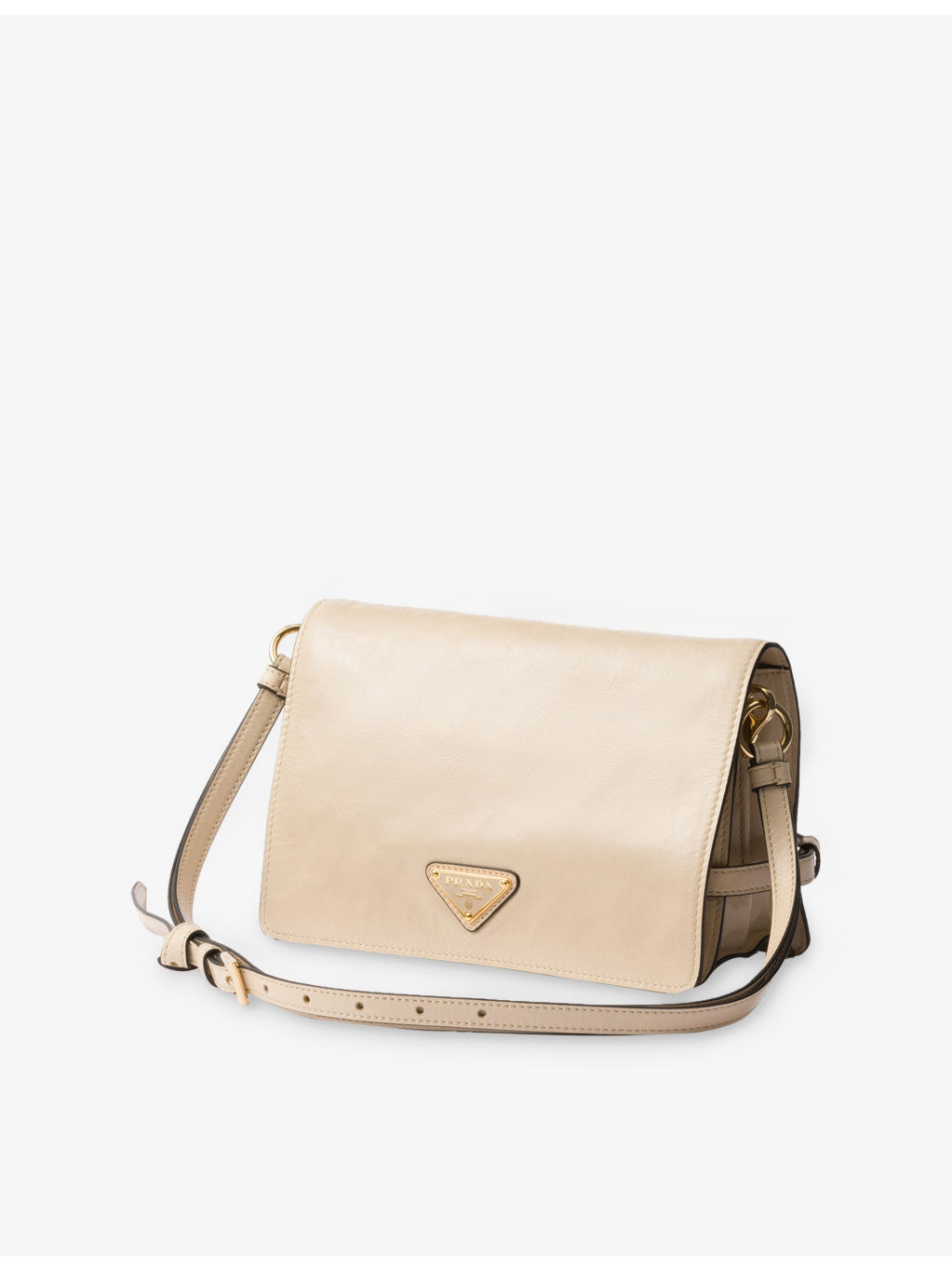 Logo-badge leather shoulder bag - 3