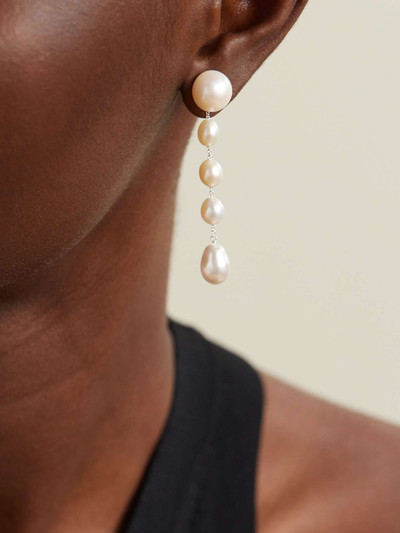 Sophie Buhai Small Passante fresh water pearl earrings outlook