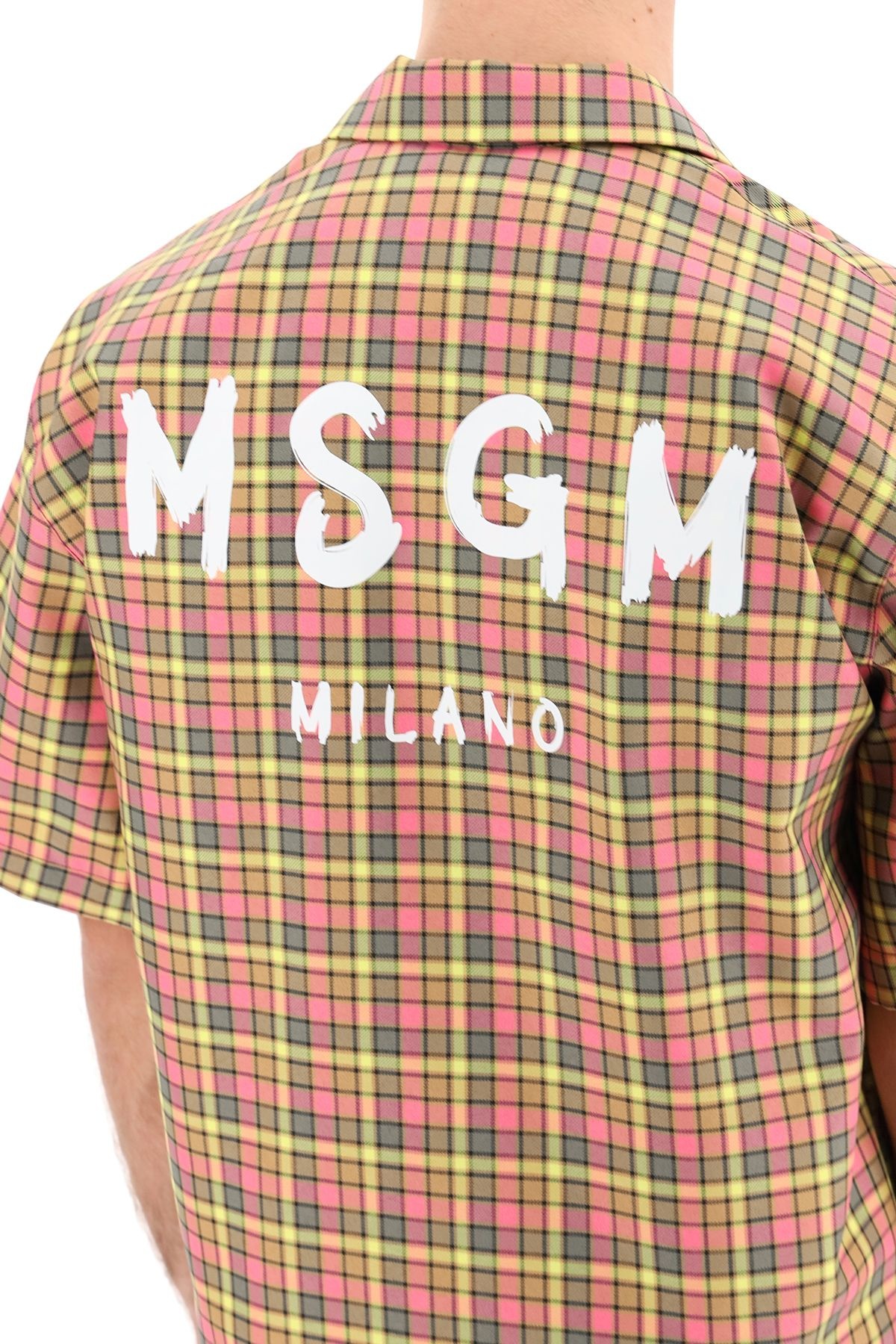 CHECKERED SHIRT WITH LOGO - 5