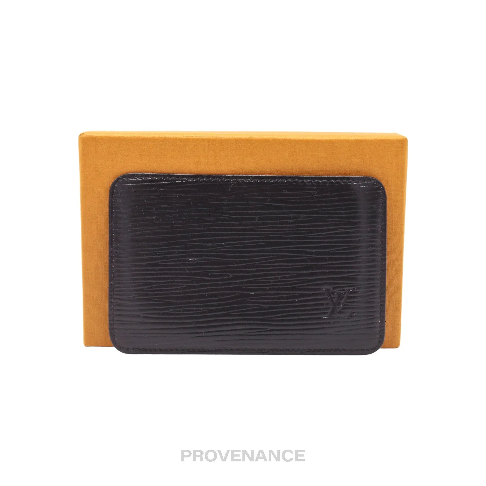 Louis Vuitton Card Holder Wallet - Black Epi Leather - 1