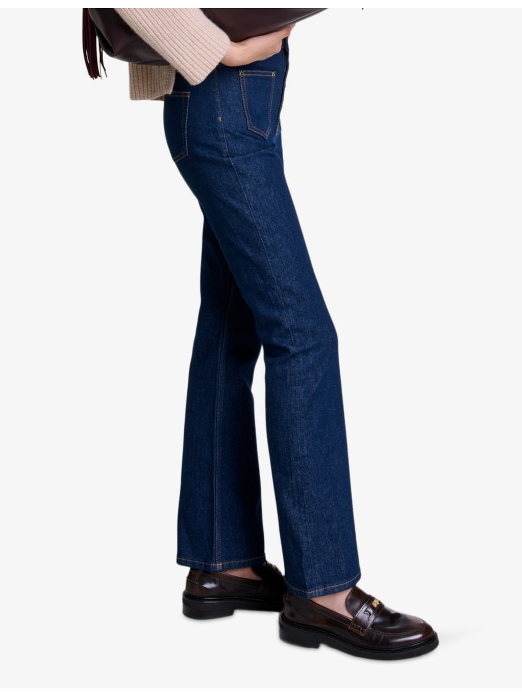 Bootcut high-rise stretch-denim jeans - 3