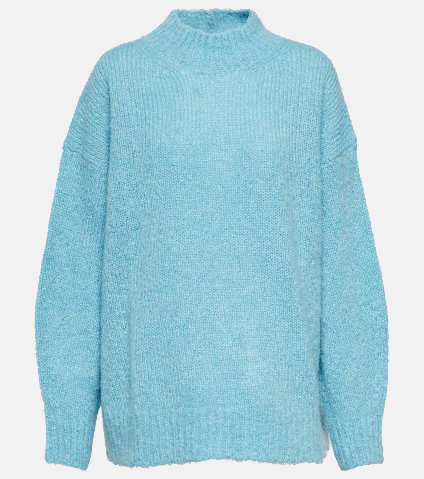Idol mohair-blend mockneck sweater - 1