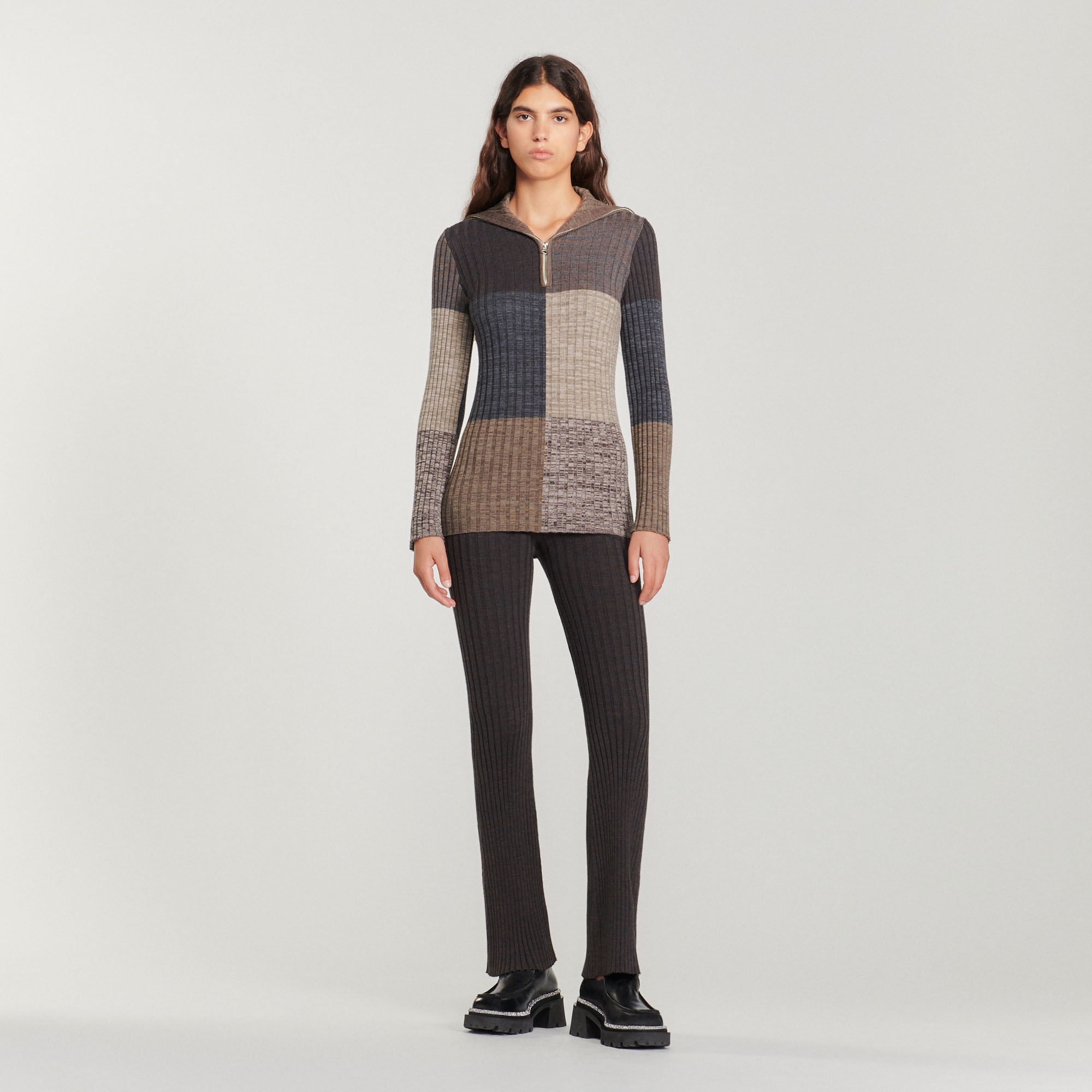Trucker-neck sweater - 2