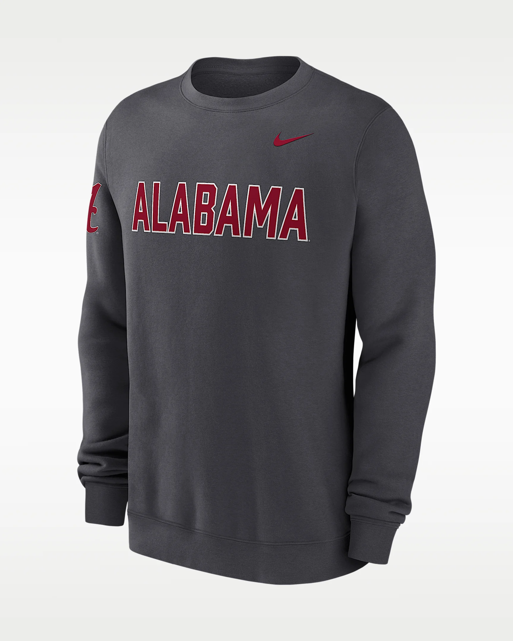 Alabama Sideline Club Men's Nike College Pullover Crew - 1