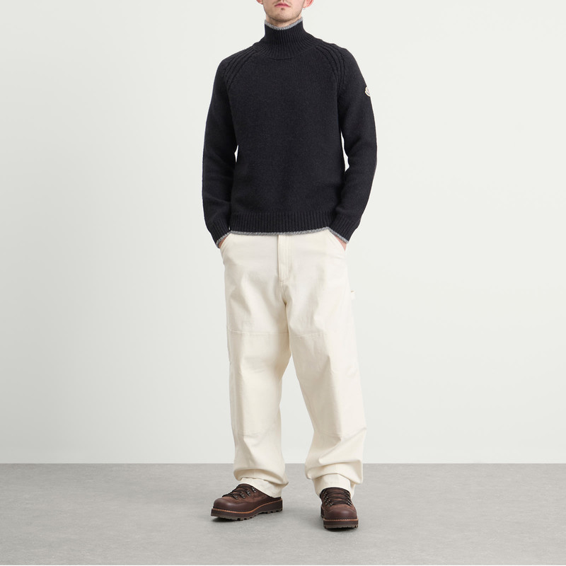 Moncler Moncler Alpaca Wool Roll Neck Jumper outlook