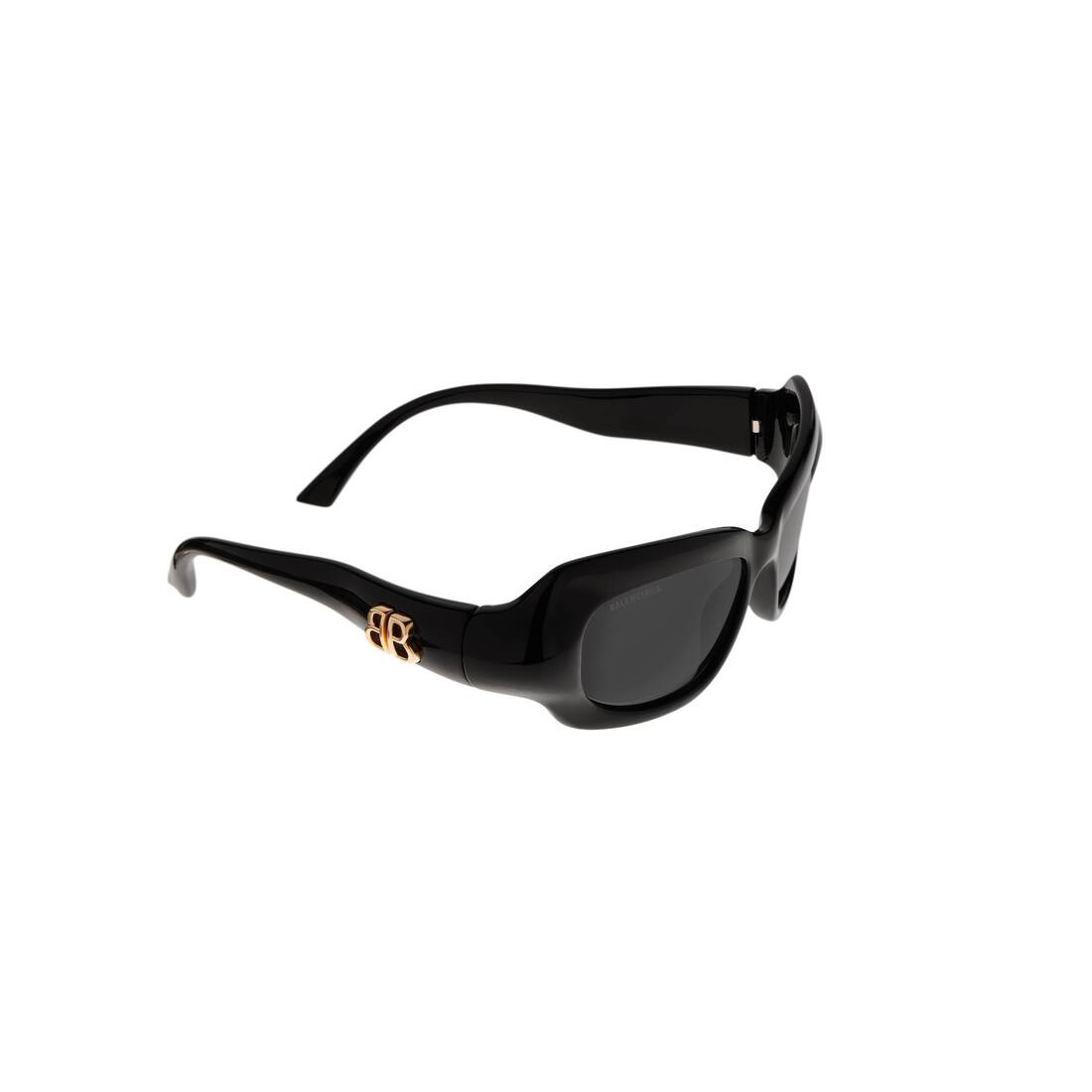 Women's Palazzo Rectangle Sunglasses  in Black - 3