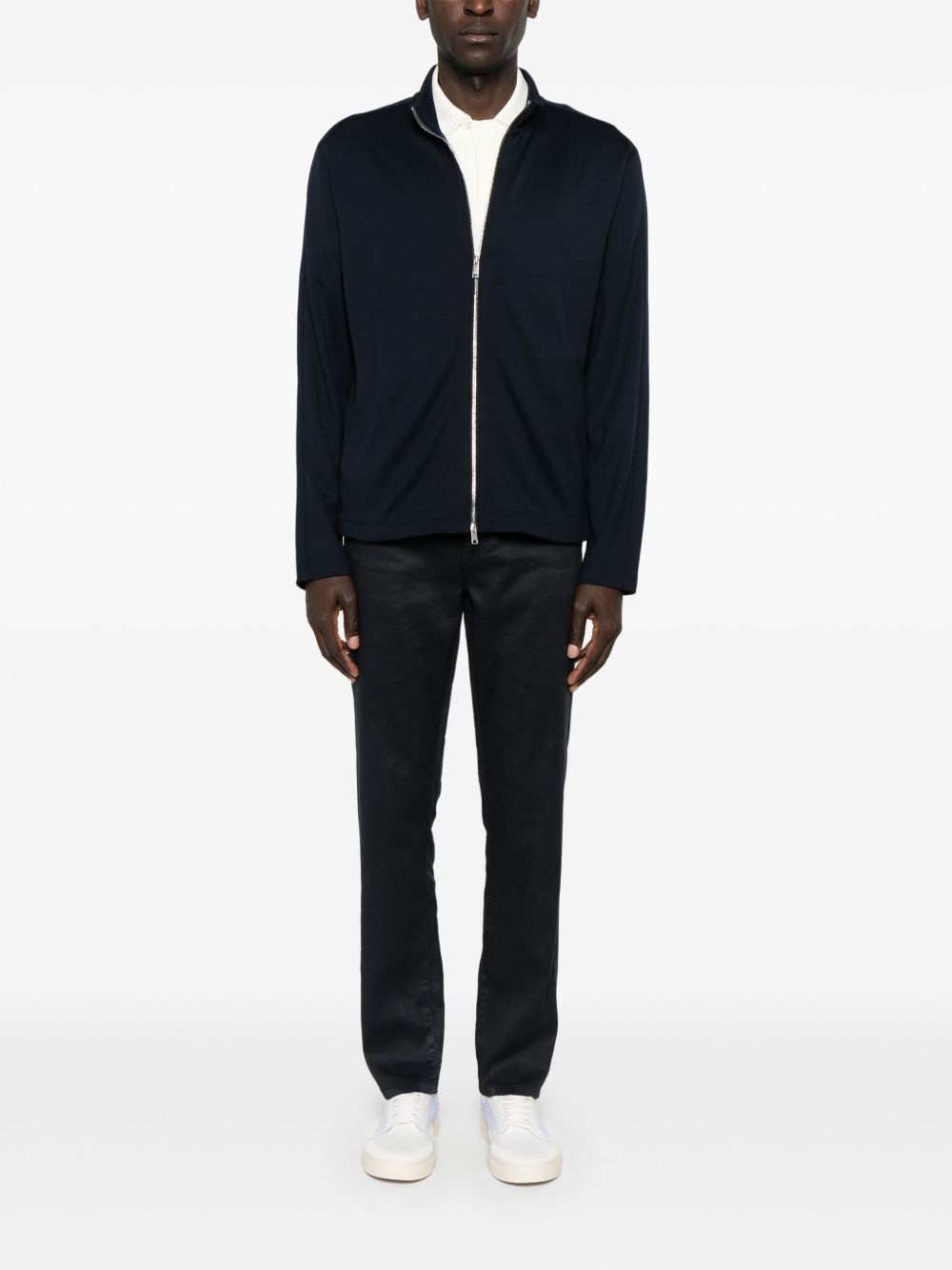textured polo shirt - 2