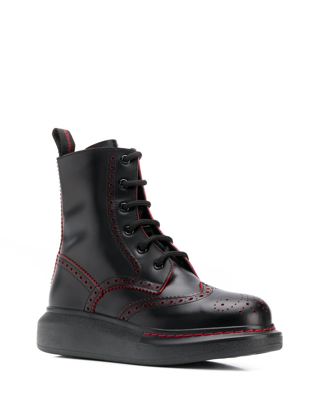 Hybrid lace-up ankle boots - 2