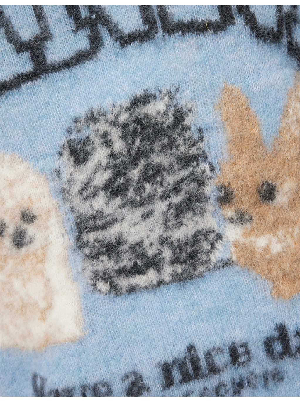 Logo Puppies Wool-Blend Knit Top - 6
