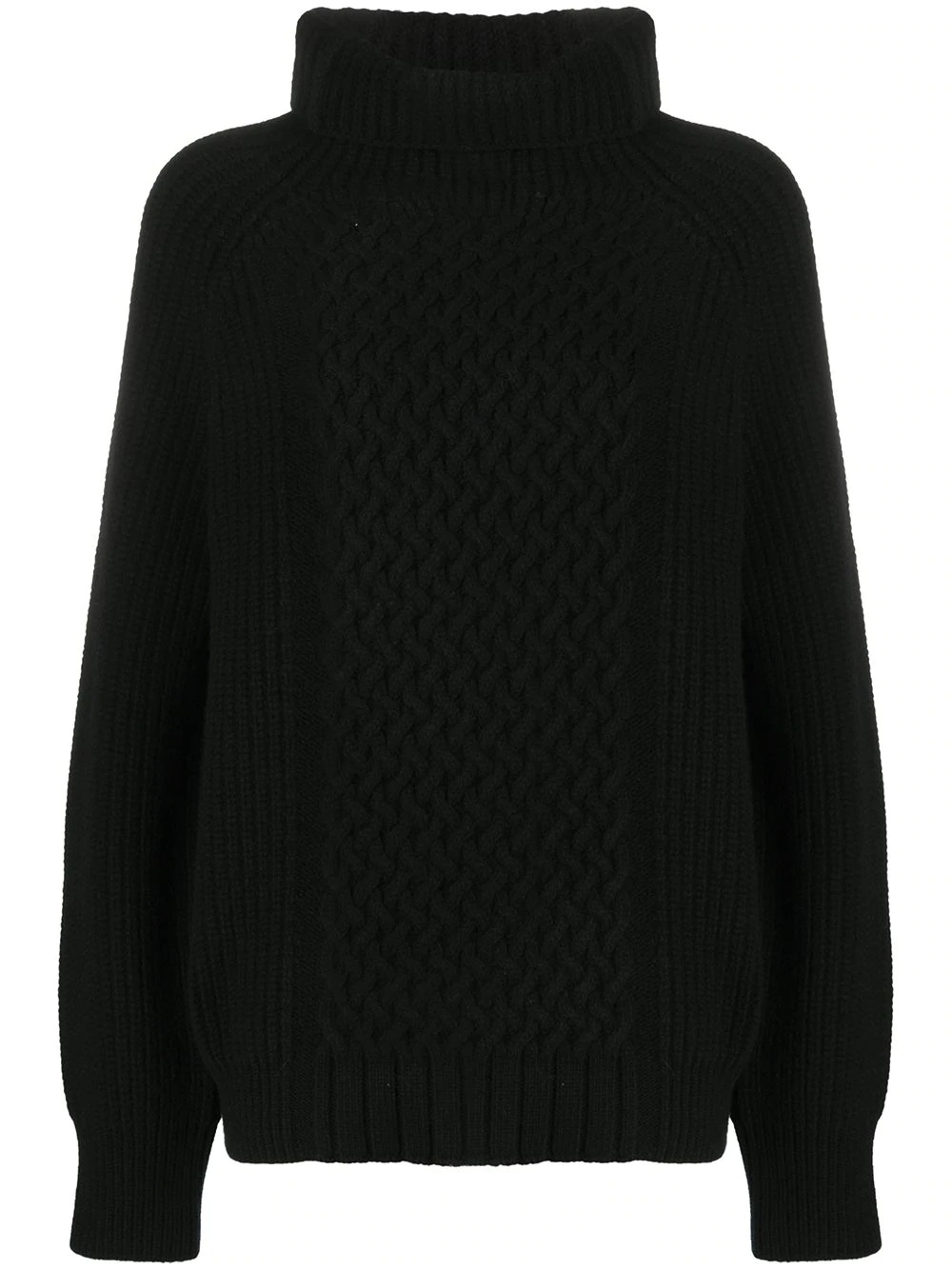 ribbed-knit turtleneck jumper - 1