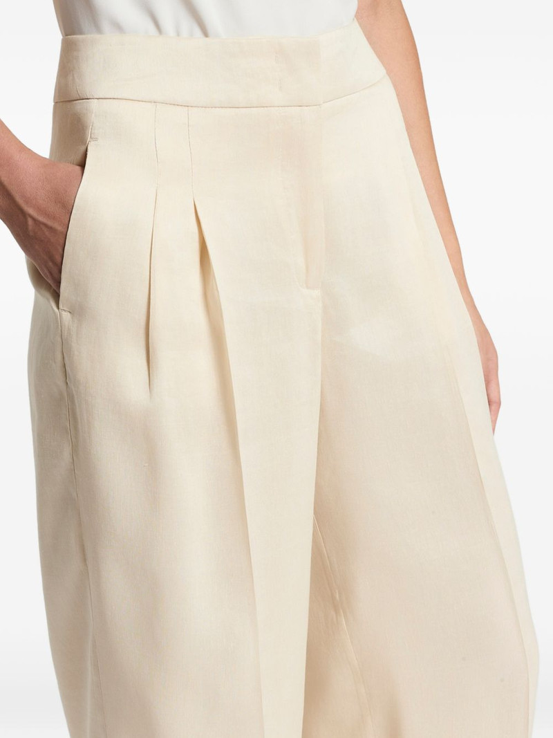 pleated linen trousers 4