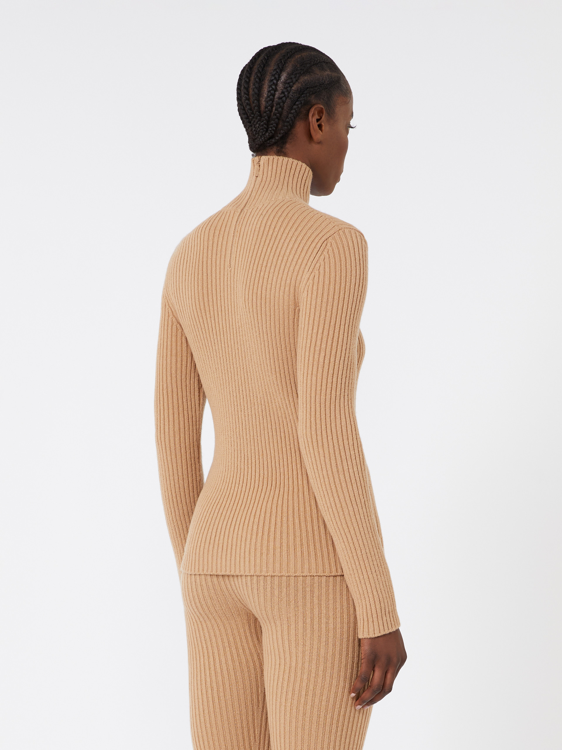 ARAL1234 Wool and cashmere ribbed turtleneck - 4