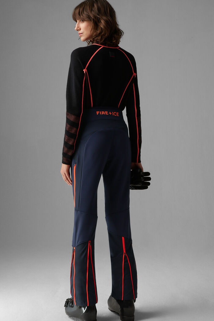 Power Softshell ski pants in Navy blue - 3
