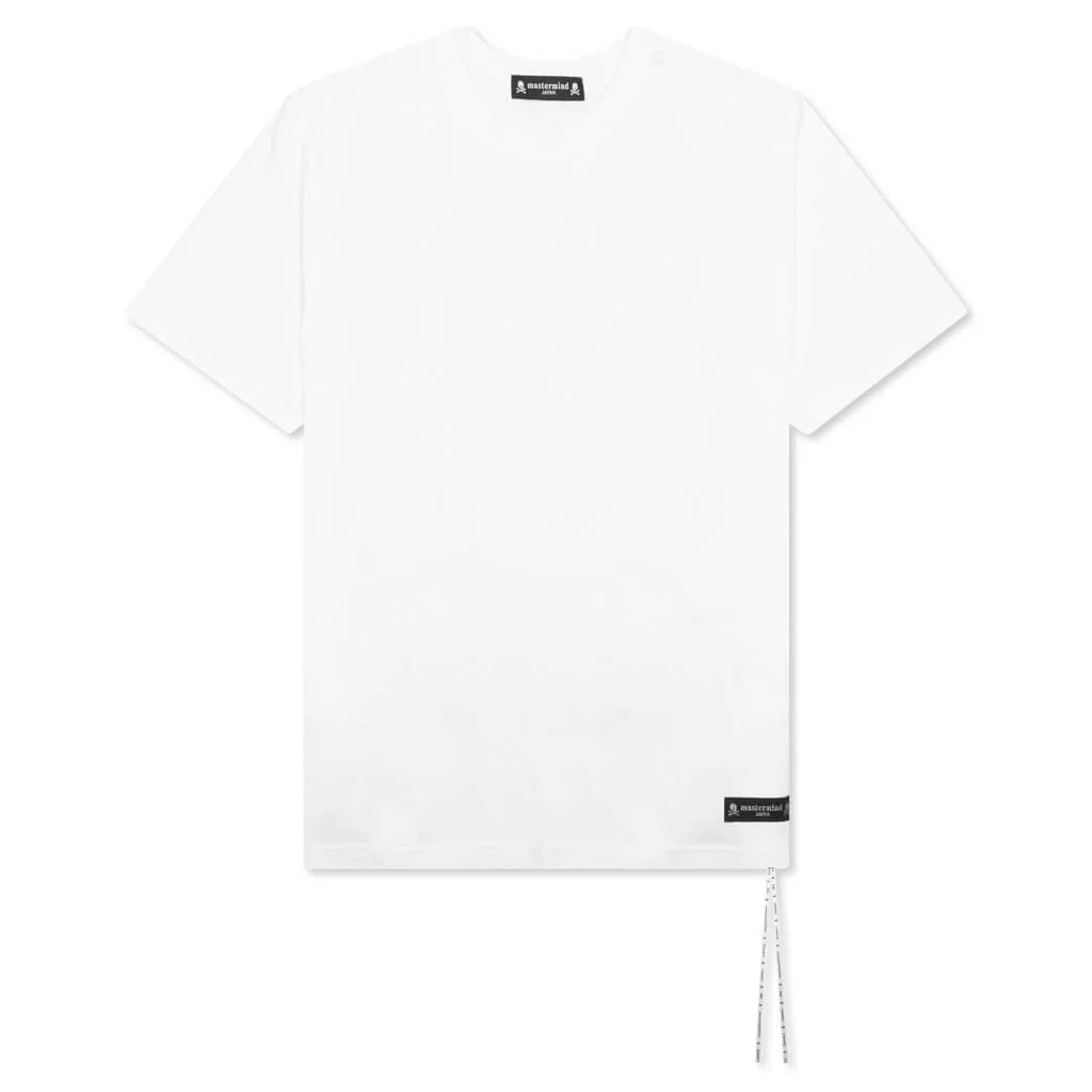 MASTERMIND JAPAN CIRCLE 로고 T-SHIRT - 화이트 - 1