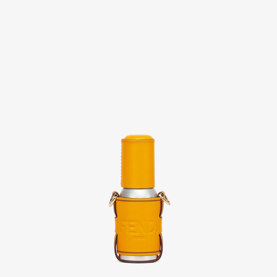 Orange leather dispenser holder - 1