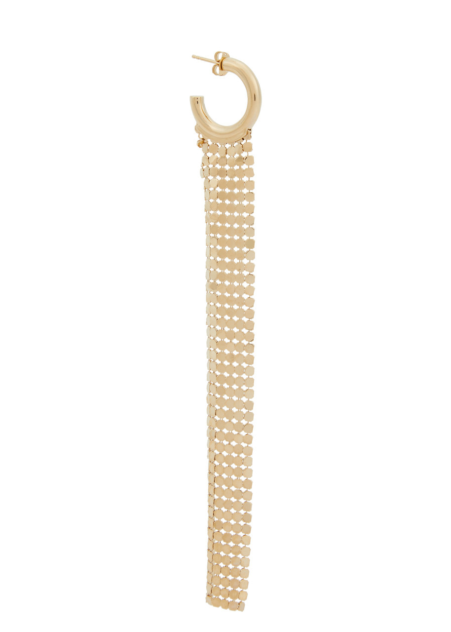Paco Rabanne Pixel Chainmail Hoop Earrings - 3