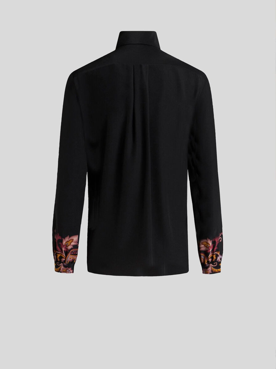PRINTED SILK SHIRT - 5