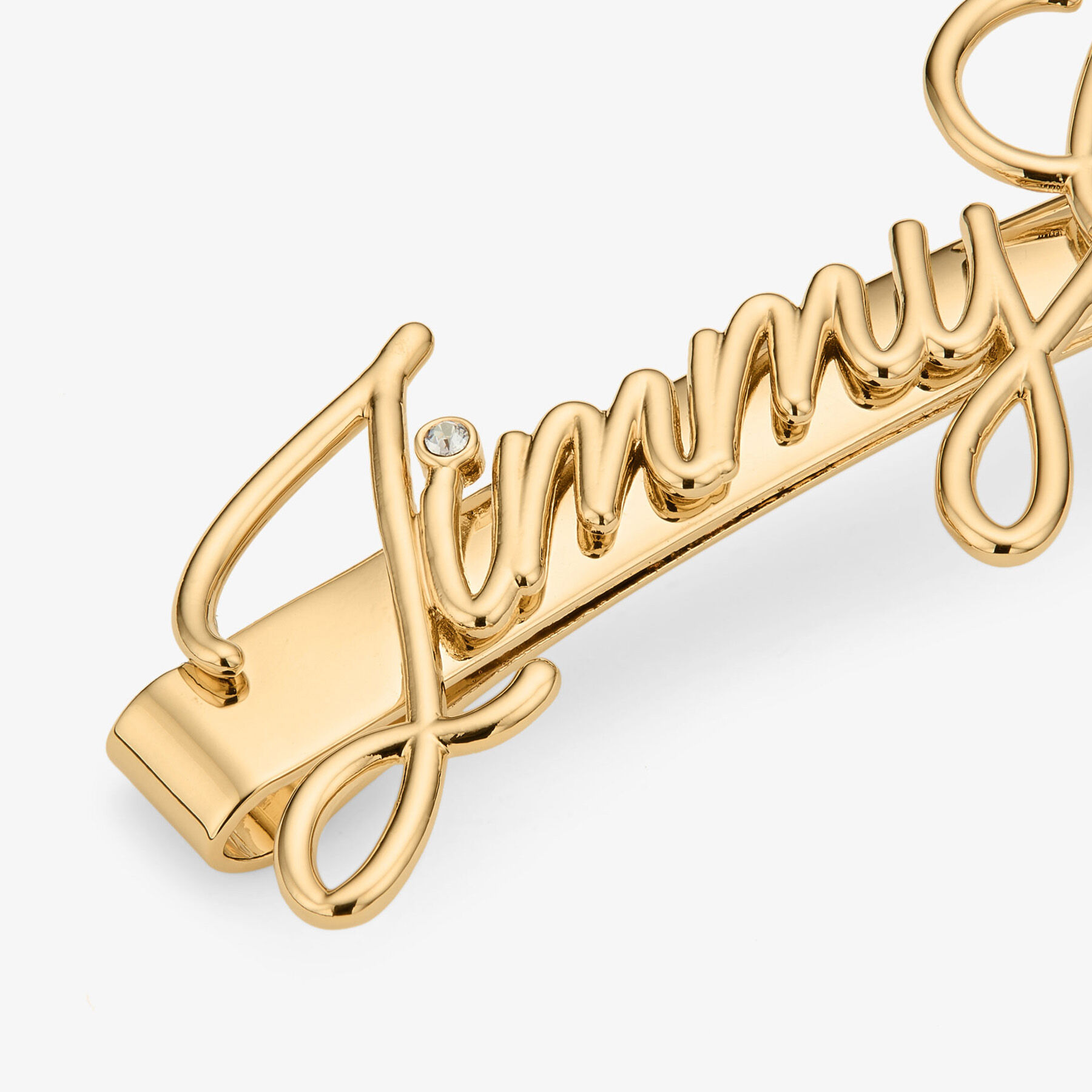 Logo Script Hair Pin
Gold Finish Script Hairpin - 3