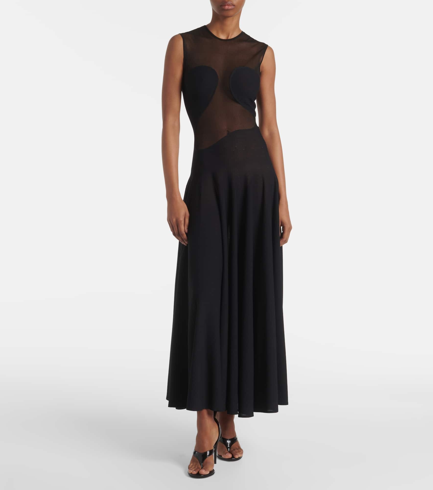 Paneled maxi dress - 2