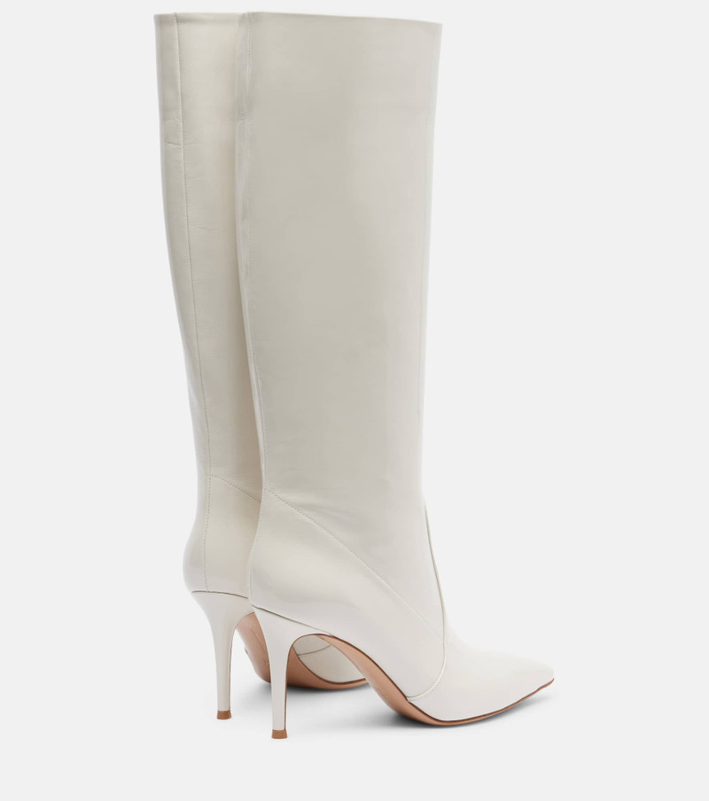 Gianvito Rossi Hansen 85 patent leather knee-high boots outlook