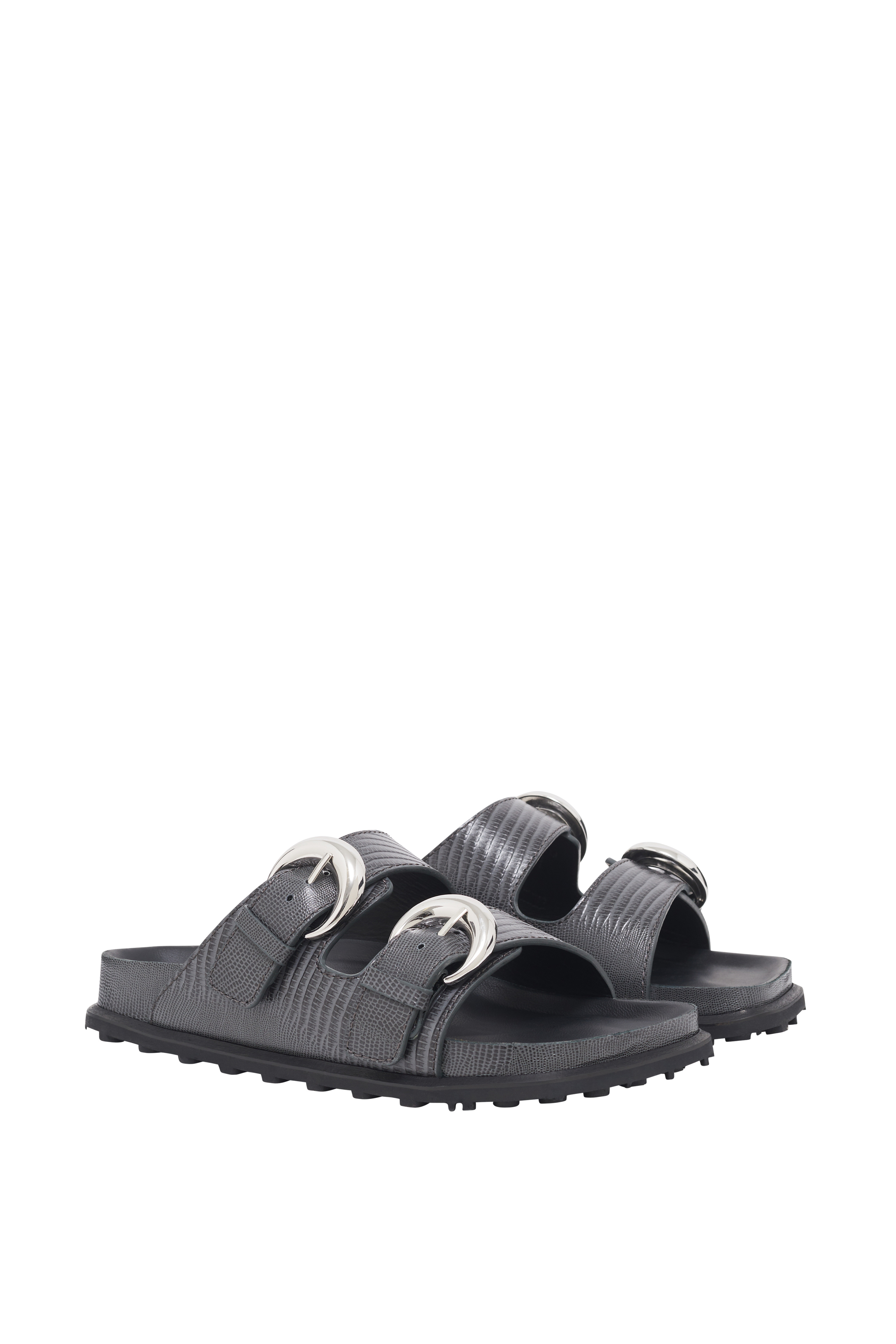 Lizard Printed Leather Ms Slide - 2