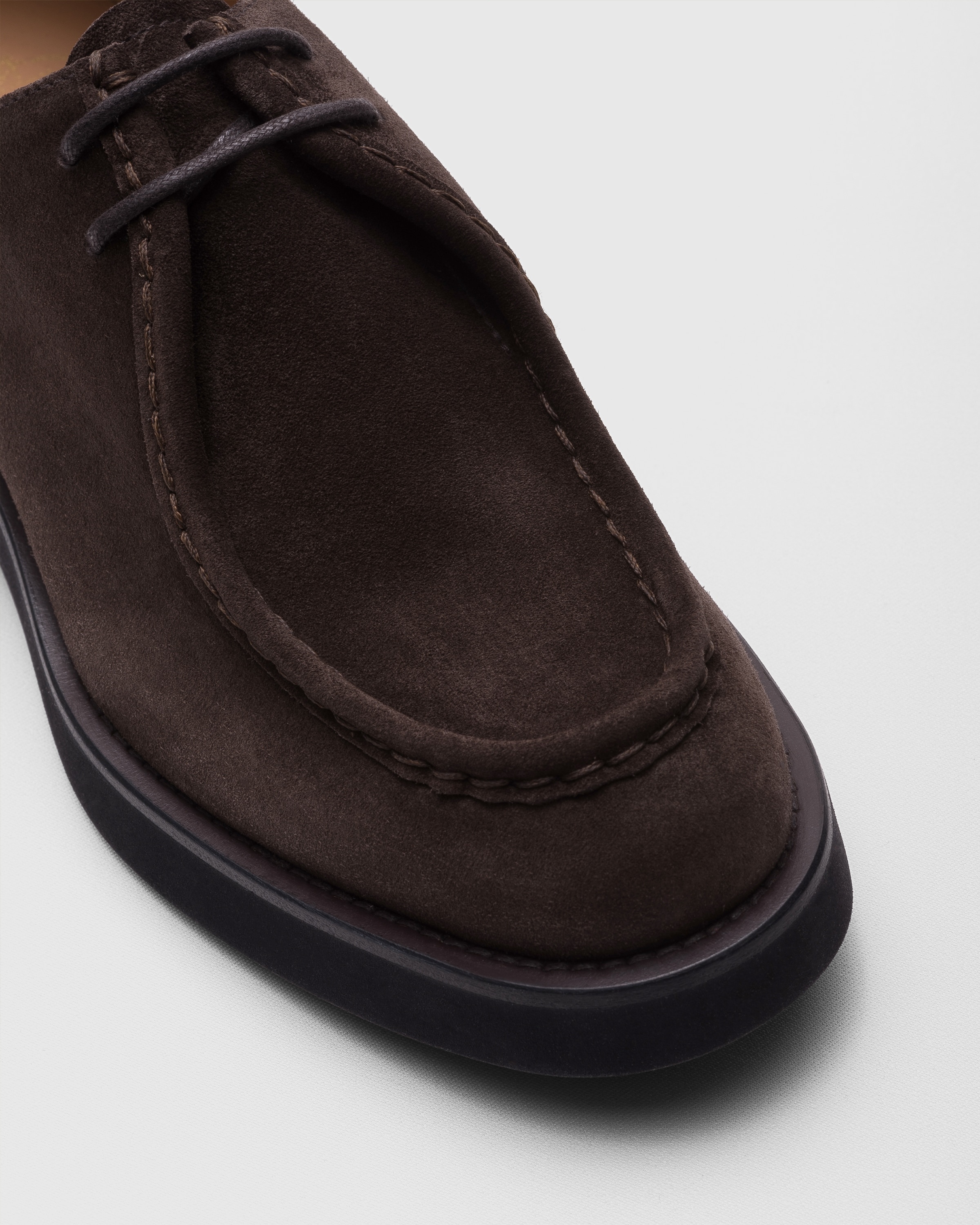 Suede Lace-Up - 3