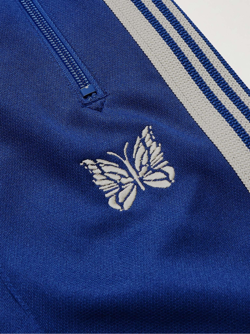 Bootcut Webbing-Trimmed Logo-Embroidered Tech-Jersey Track Pants 3