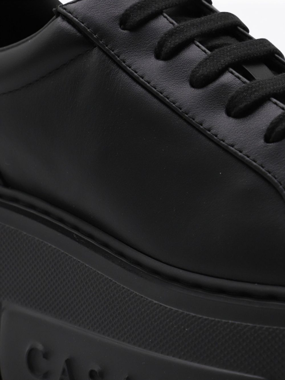 platform lace-up sneakers - 4
