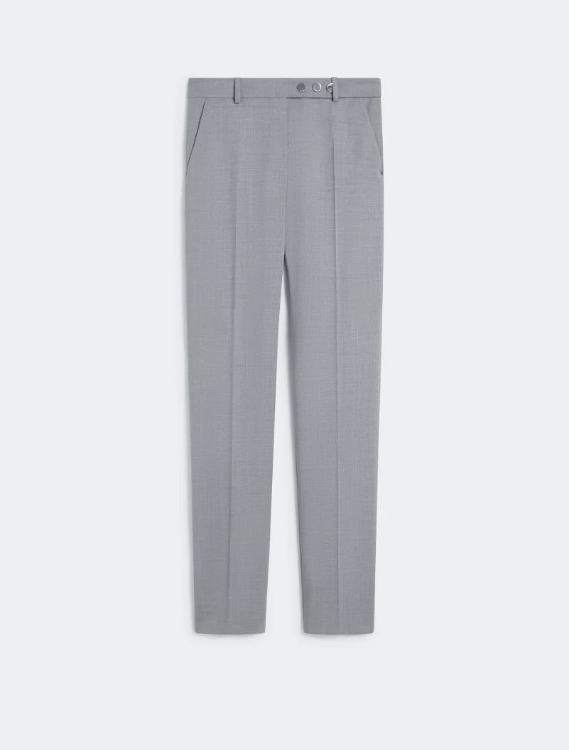 Cigarette trousers - MEDIUM GREY - 1