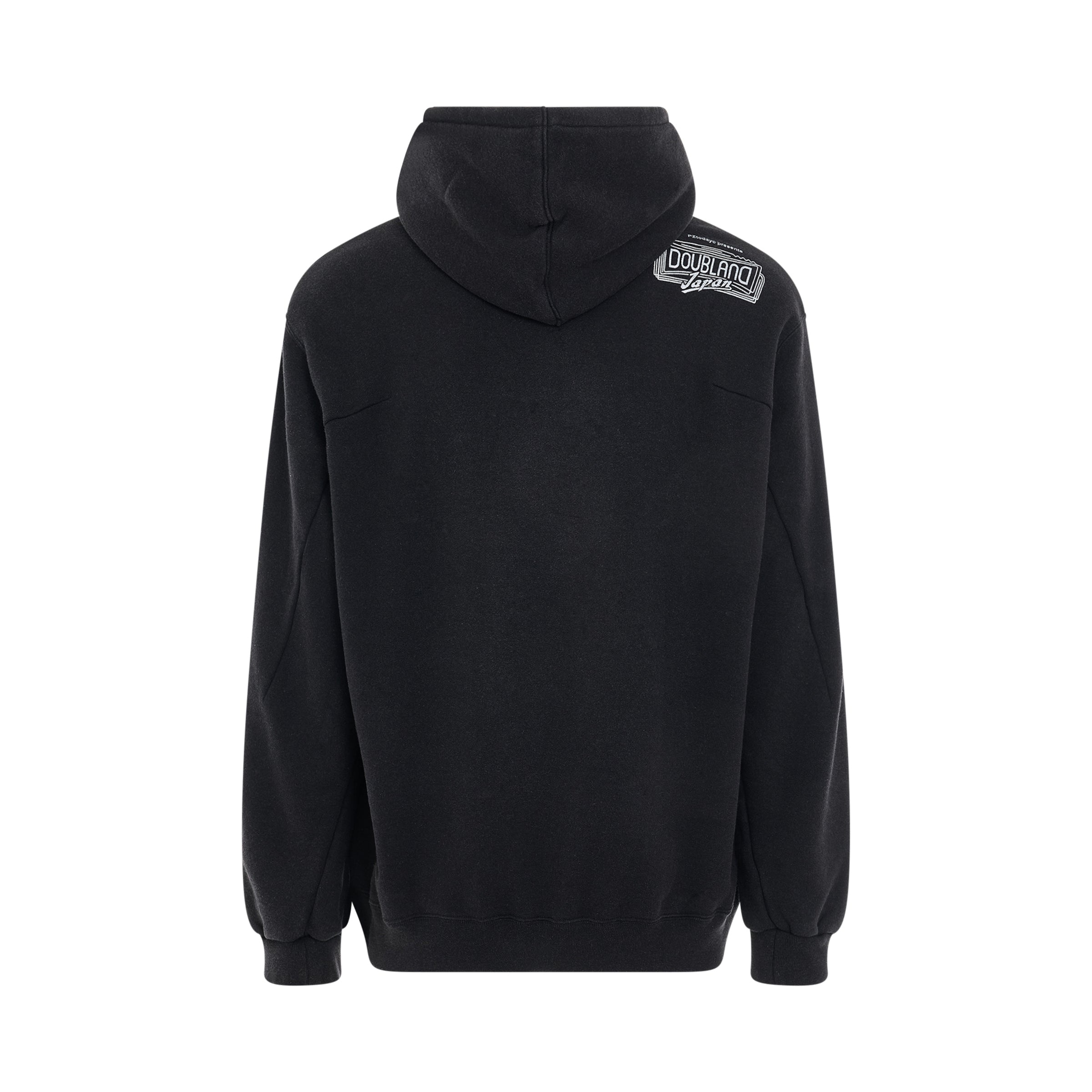 DOUBLET x PZ Today Hoodie in Black - 4