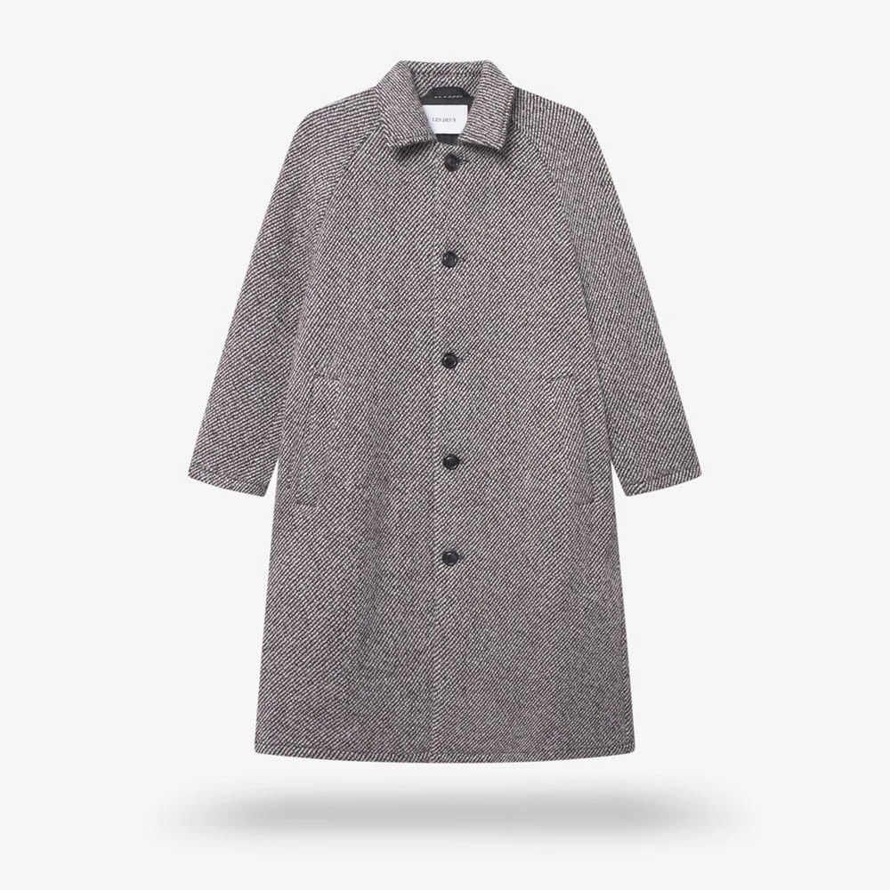 Les Deux Michael Twill Wool Coat - 1