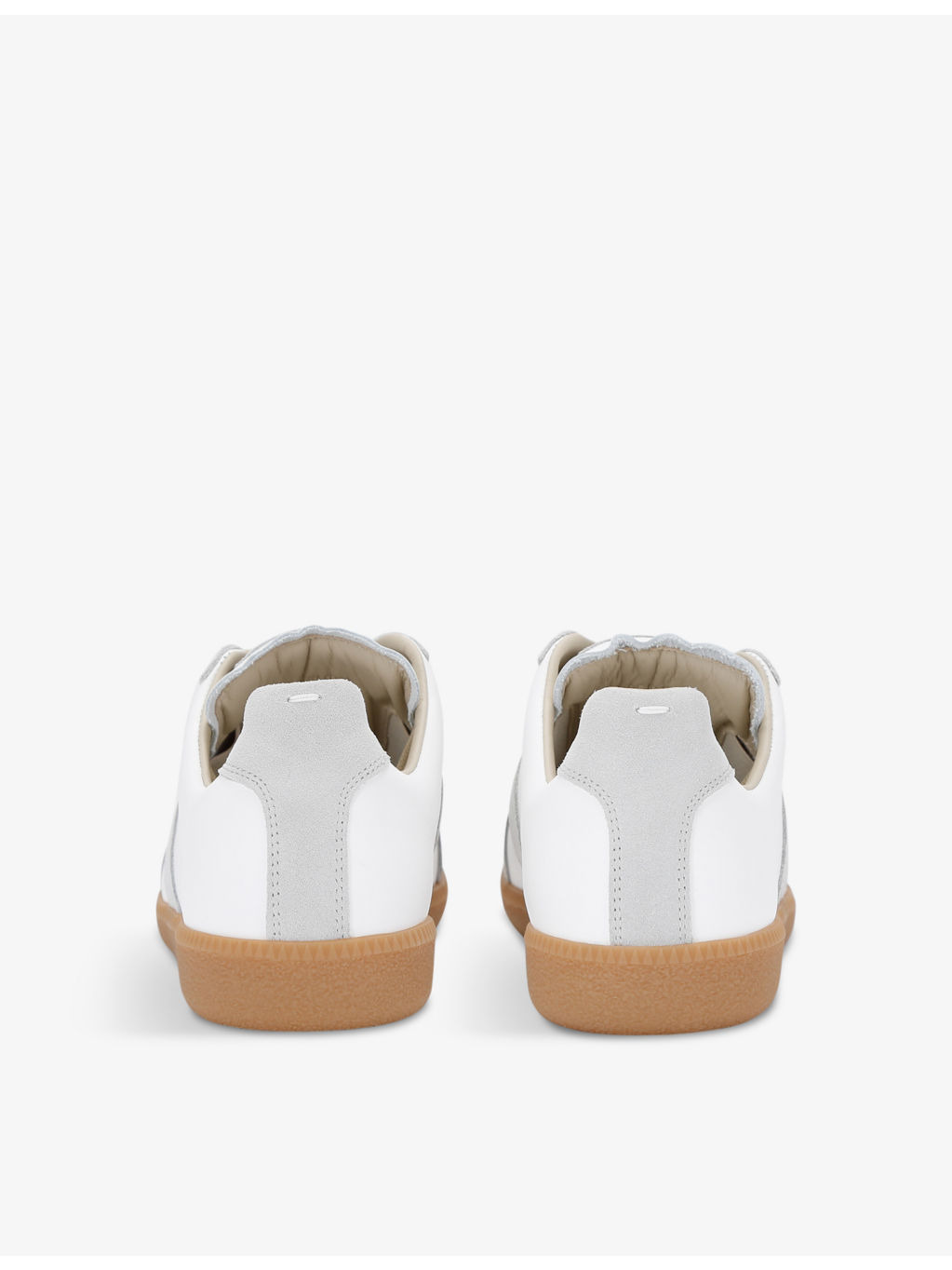 Replica leather low-top trainers - 4