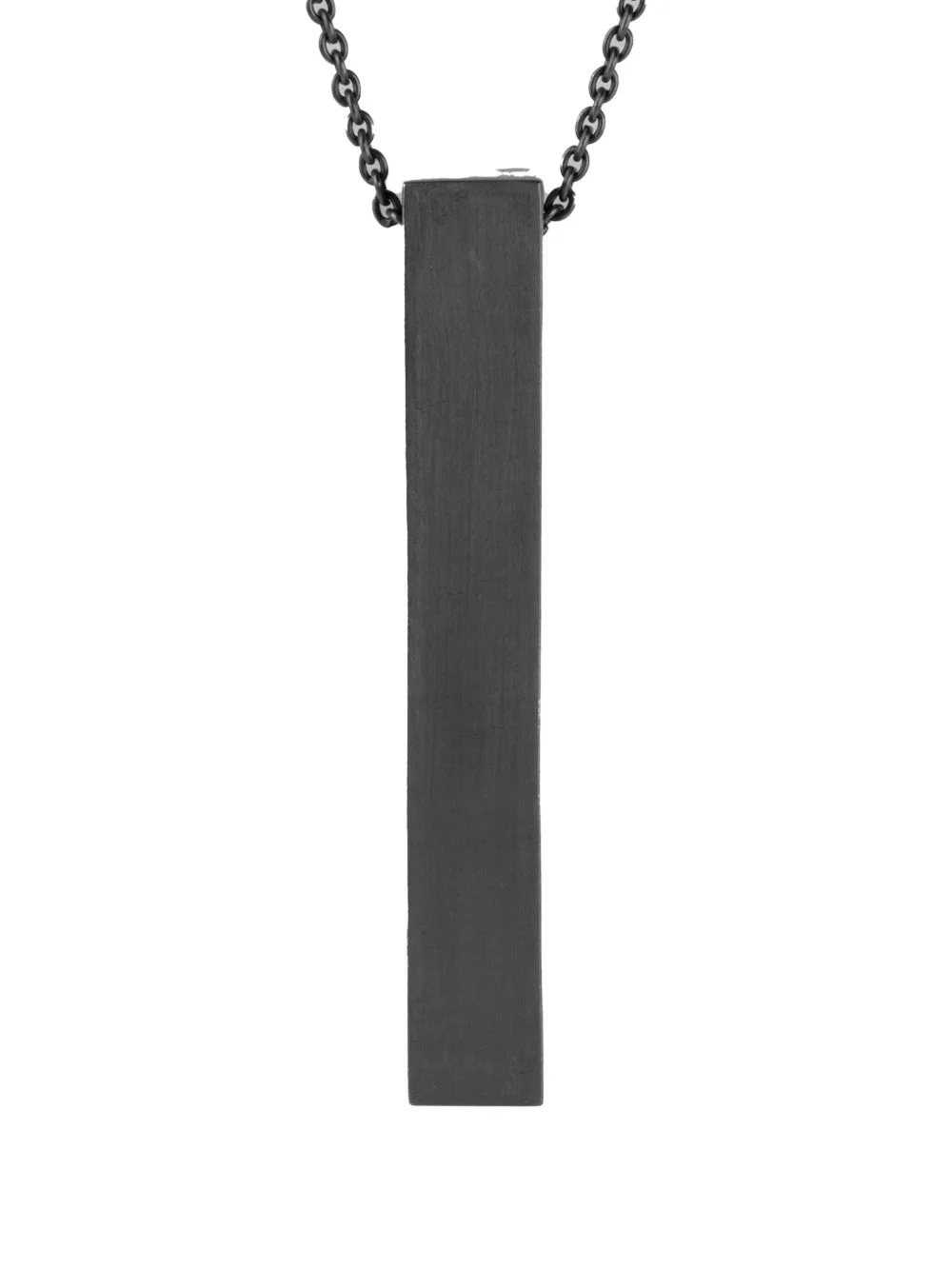 sterling silver Cuboid necklace - 1